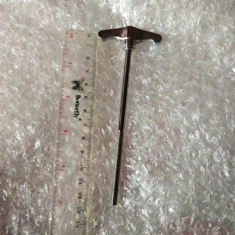 Baut Bass drum model T panjang 12cm