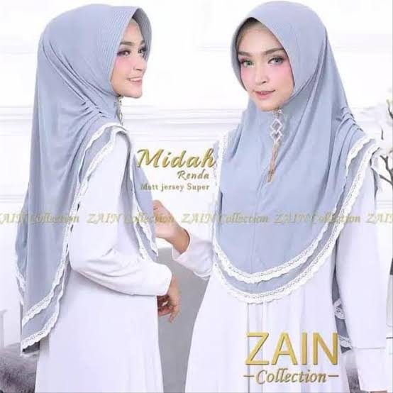 HIJAB MIDAH RENDA 2 MATT JERSEY PROMO ORI DK