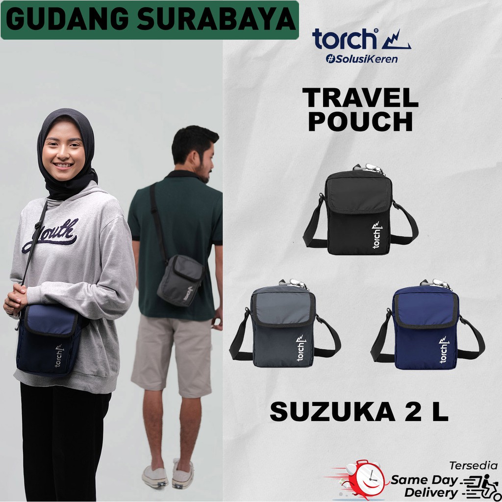 TORCH Surabaya Tas Selempang Travel Pouch Suzuka 2L