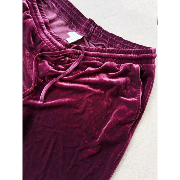 Relaxed new day women velour jogger pants