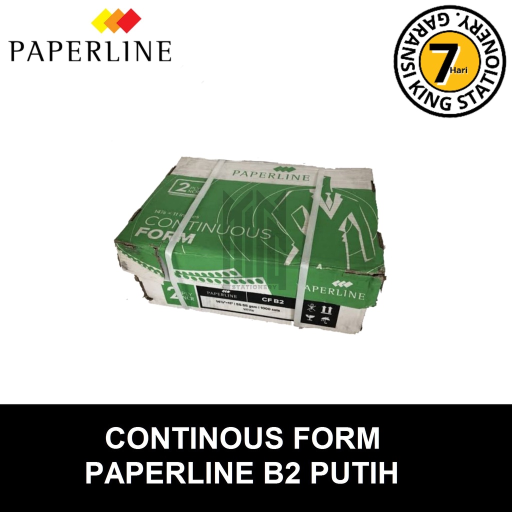 

CONTINOUS FORM PAPERLINE B2 PUTIH NCR
