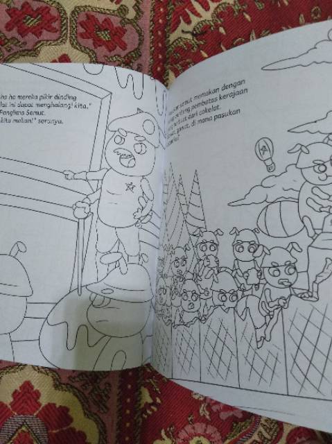 Buku Anak - Kisah Lezat dari Lezatika - Cerita dan mewarnai