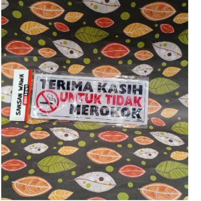 

(Terbaik) Acrylic Murah - Tulisan Acrylic Dilarang Merokok