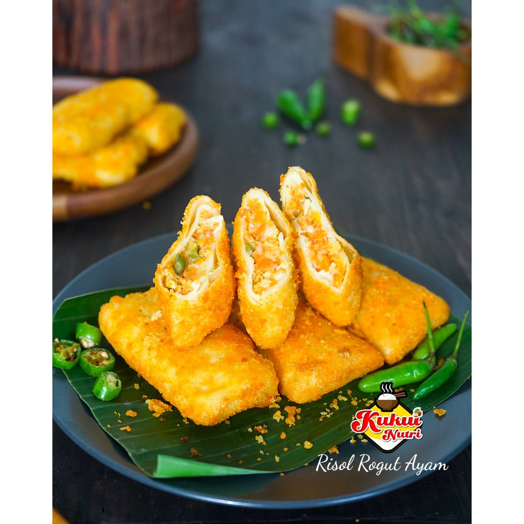 

RISOL RAGOUT AYAM SAYUR FROZEN KUKUINUTRI ENAK CREAMY MURAH ISI 5
