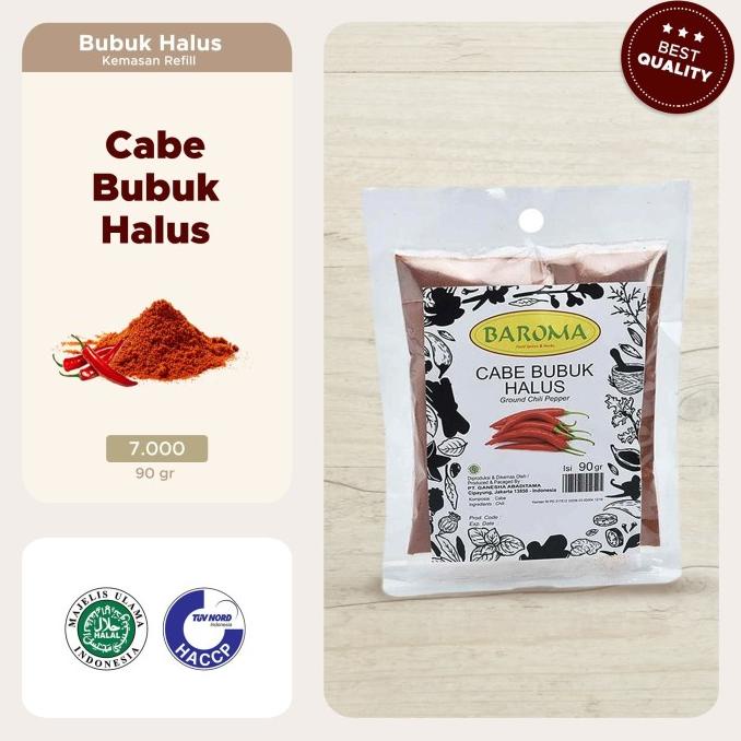 

bumbu Baroma Cabai Bubuk Halus Bumbu Masak [90 g] Refill