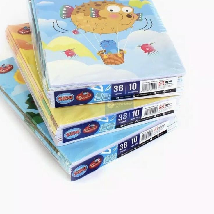 

Best Seller|SQ16|Buku Tulis SIDU 38 dan 58 Lembar isi 10 Buku Bahan Tebal