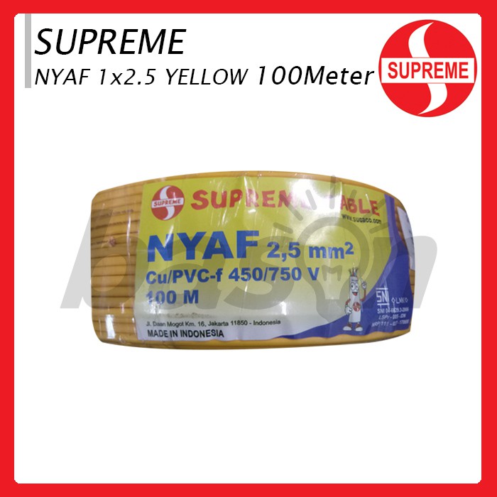 Supreme NYAF 1x2.5mm @ 100 Meter