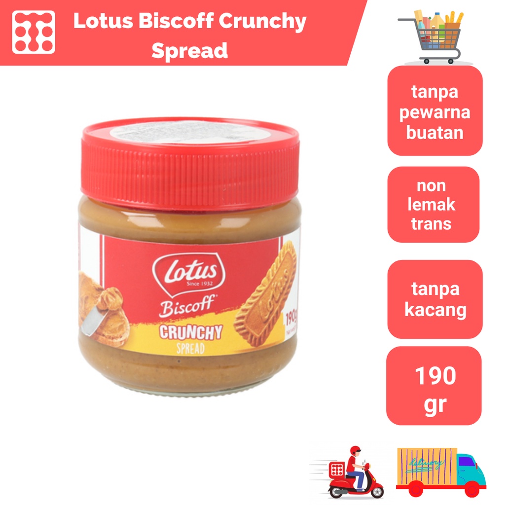 Lotus Biscoff Crunchy Spread 190 Gr
