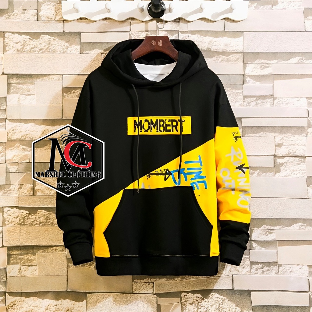 RCL - MOMBERT -Sweater Hoodie Pria Remaja Dewasa Kekinian Bahan Fleece Model Korean Style