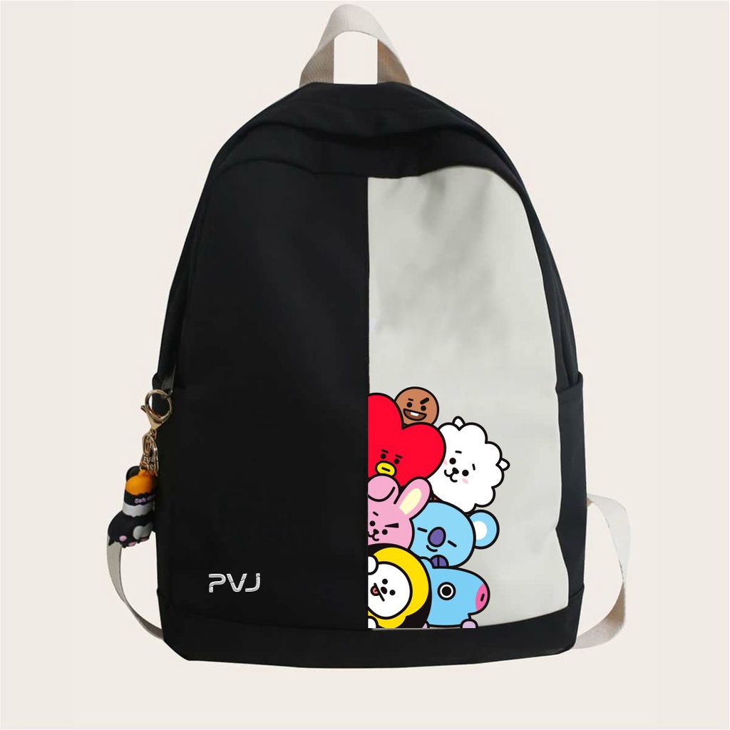 PVJ Tas Sekolah Anak Perempuan SD Ransel BT 2I Kpop Korea Style Kids Backpack