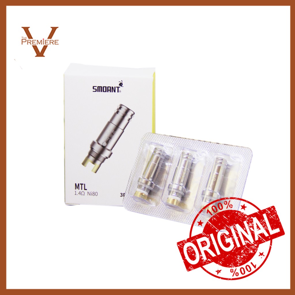 COIL SMOANT PASITO 1,4 OHM MTL COIL DTL 0,6 OHM MESH PASITO PODS