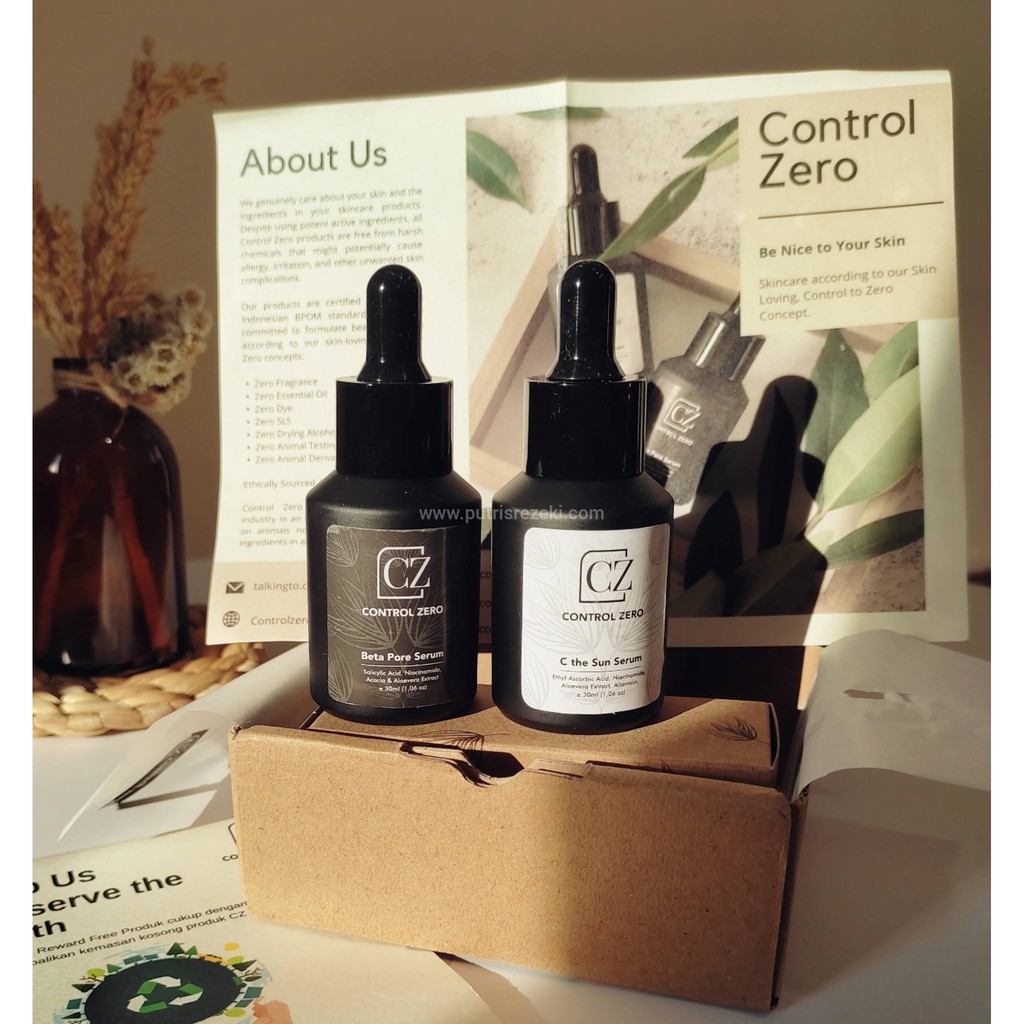Share in jar 5ml Control Zero Beta Pore & C The Sun Serum