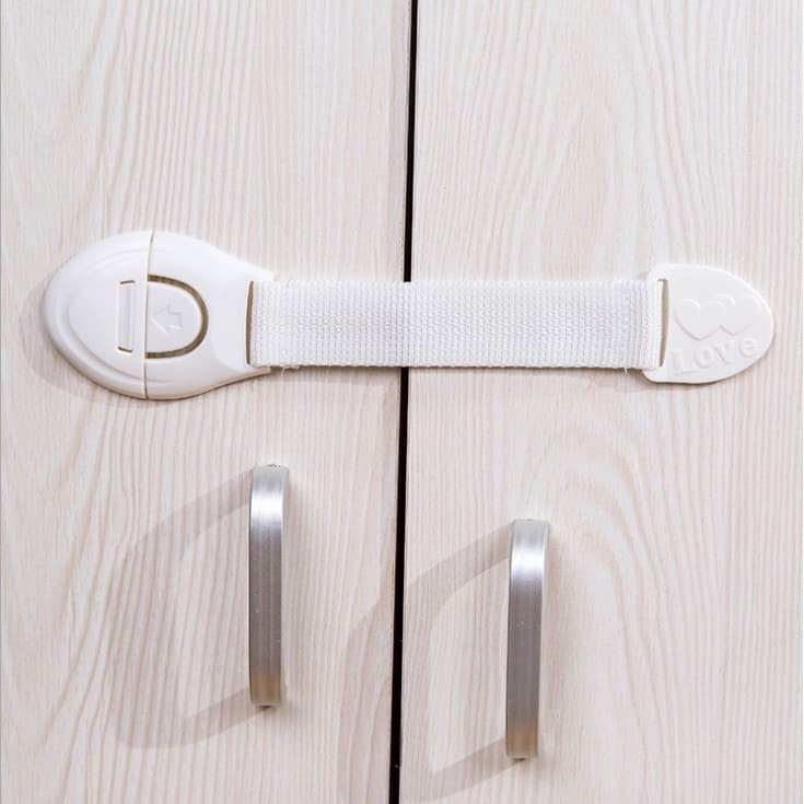 Safety Belt Lock Drawer Pengaman Laci Lemari Meja Bayi