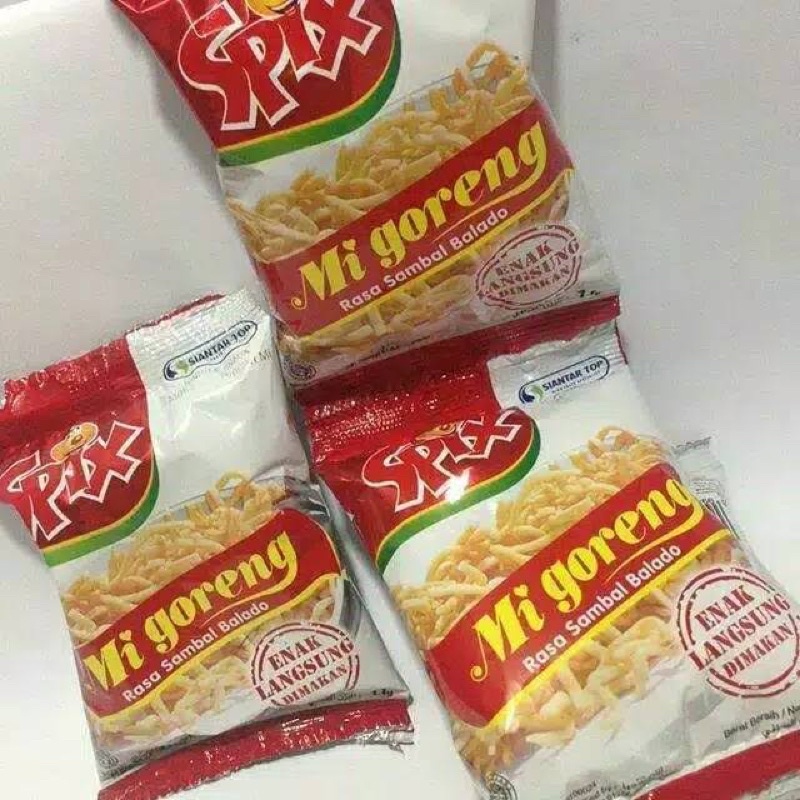 

mi goreng spix 1 renceng isi 10