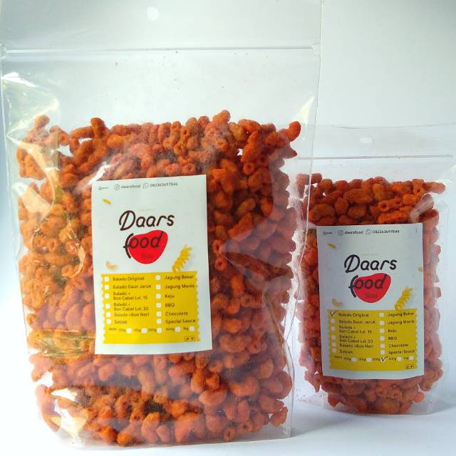 

Cemilan makaroni daarsfood 500 gr