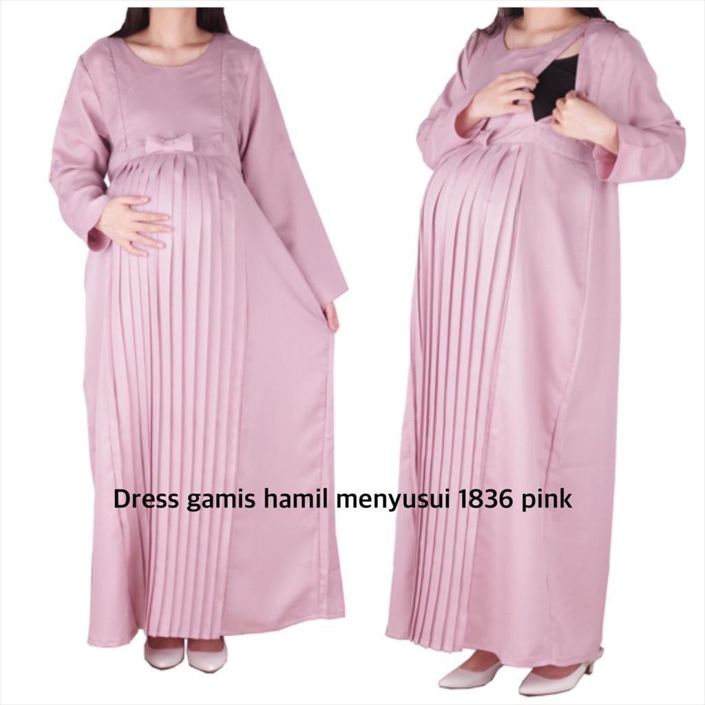 Dress Gamis Hamil Menyusui 1836