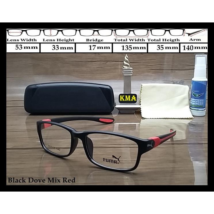 Indh frame kacamata minus puma sport kacamata minus frame puma sport SPECIAL Kode 52
