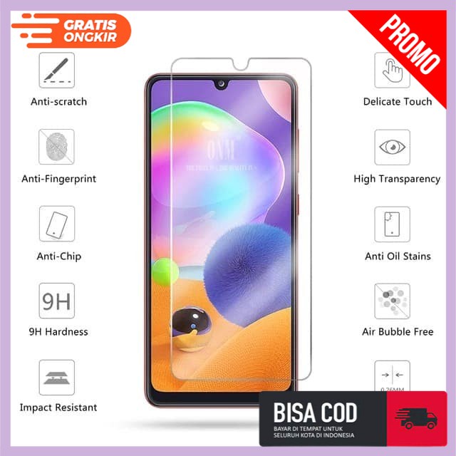Anti Gores Layar Samsung M21 Tempered Glass Clear Anti Gores Kaca