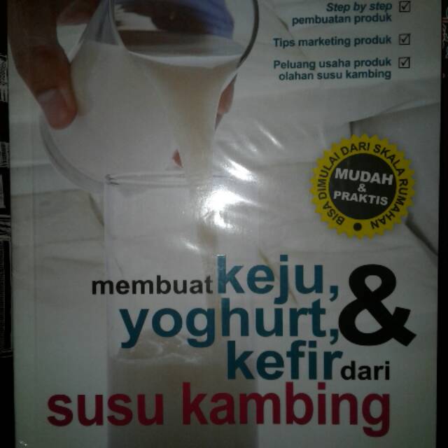 

Buku membuat keju,yoghurt,kefir dan susu kambing