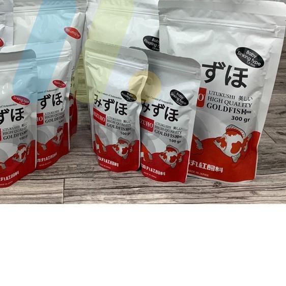 ◊ pelet ikan mas koki Mizuho GoldFish 100gr pelet koki ➹