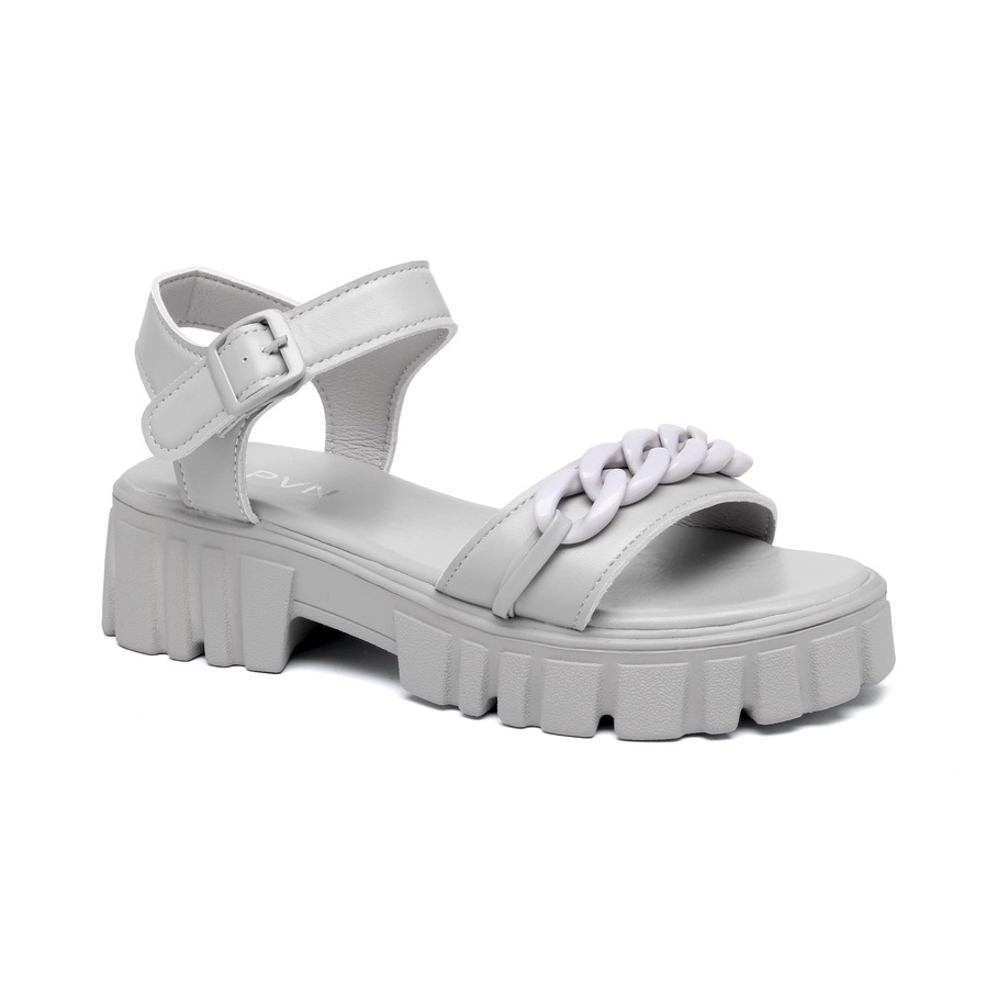 PVN Shana Sandal Strap Wanita Grey 666