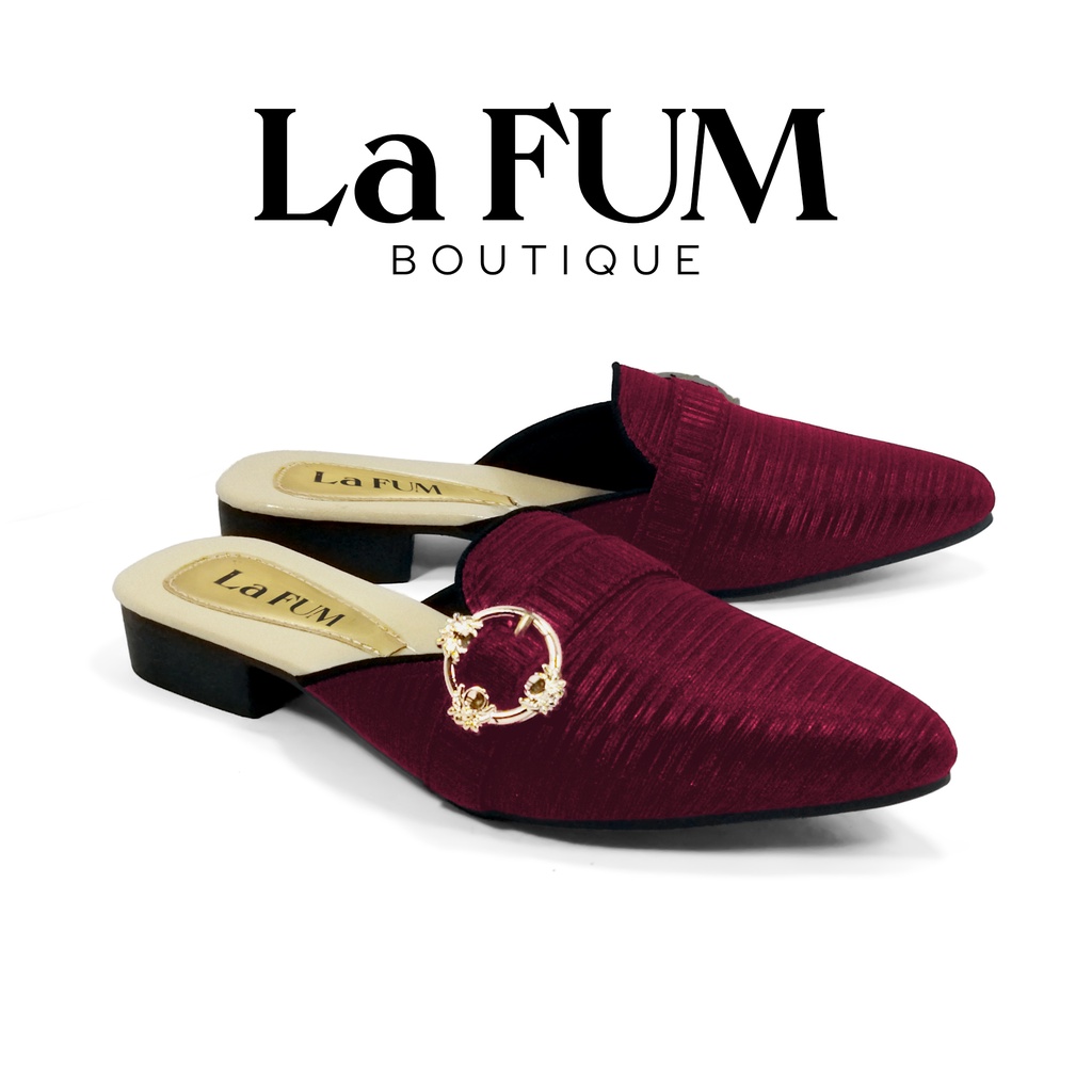 Primrose Sandal - Sendal Mules Hak Flat Wanita by La FUM