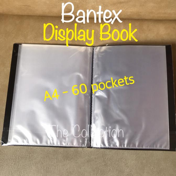 

READY COD ATK0685BX 60 pocket A4 Display Book 3147xx Bantex Clear Holder PROMOKode 3411