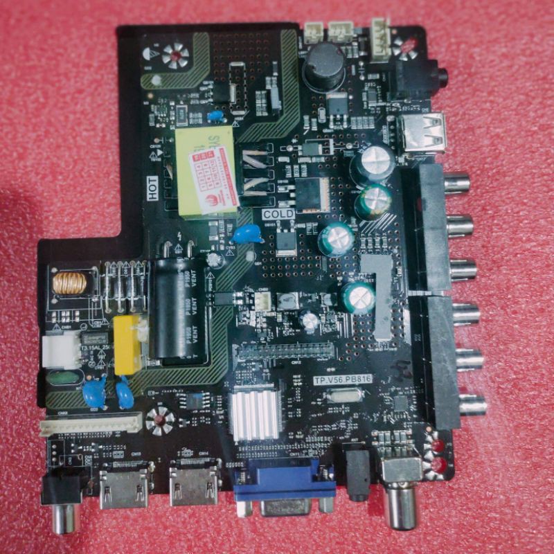 Mb - Mainboard - Motherboard - Mobo - Micom - Modul - Mesin Tv LED Polytron PLD22D9500 - PLD22D9500B