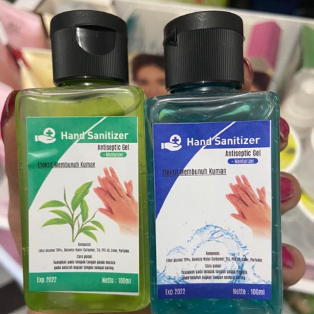 sale - [ 100 ml ] hand sanitizer antiseptik gel 100 ml