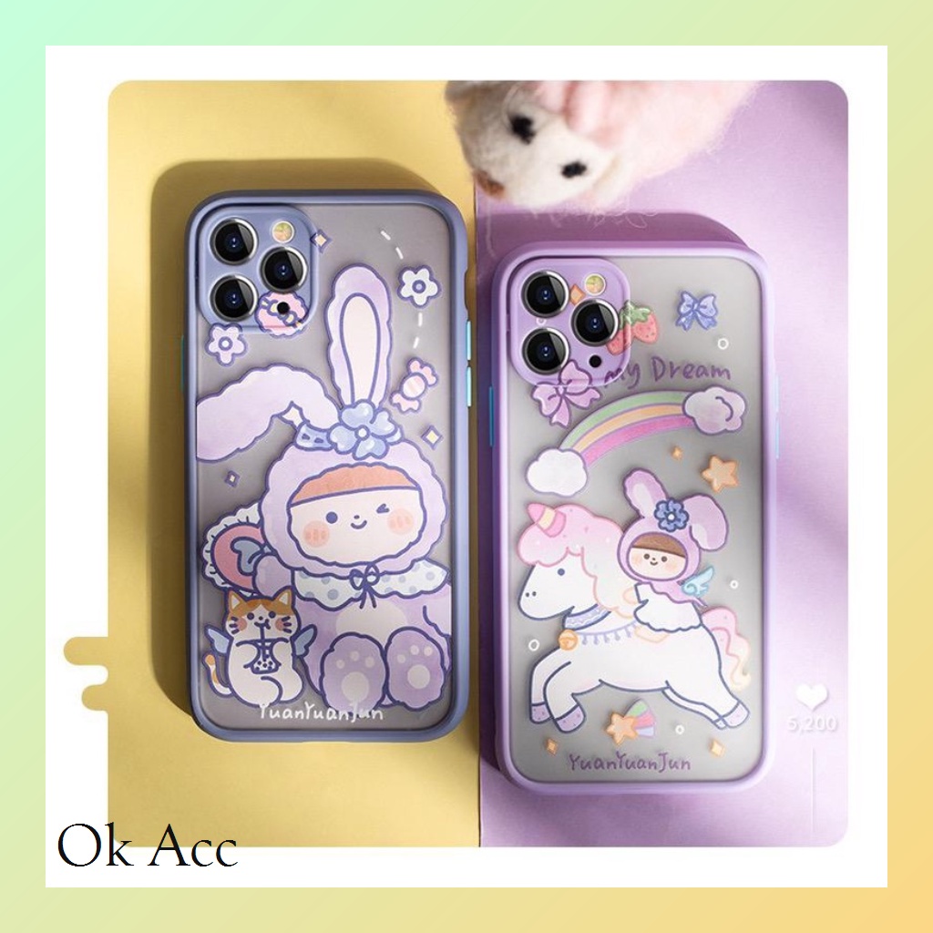 Softcase Pelangi for Oppo Ren0 4 4F 5 5F 6,A54 4G,A74 5G,A5s,A7,A12,A11k,A1K Realm3 C11 2021 FM09 FM10