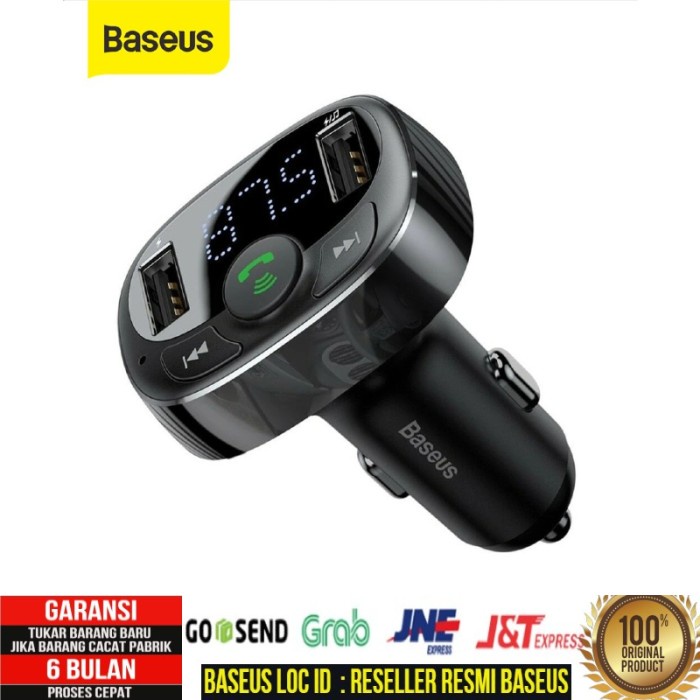 Baseus Dual USB Car Charger FM Transmitter Modulator MP3 Player