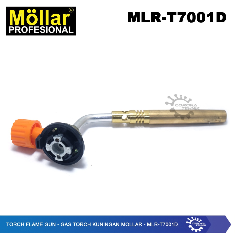 Gas Torch Kuningan Mollar - MLR-T7001D - Torch Flame Gun