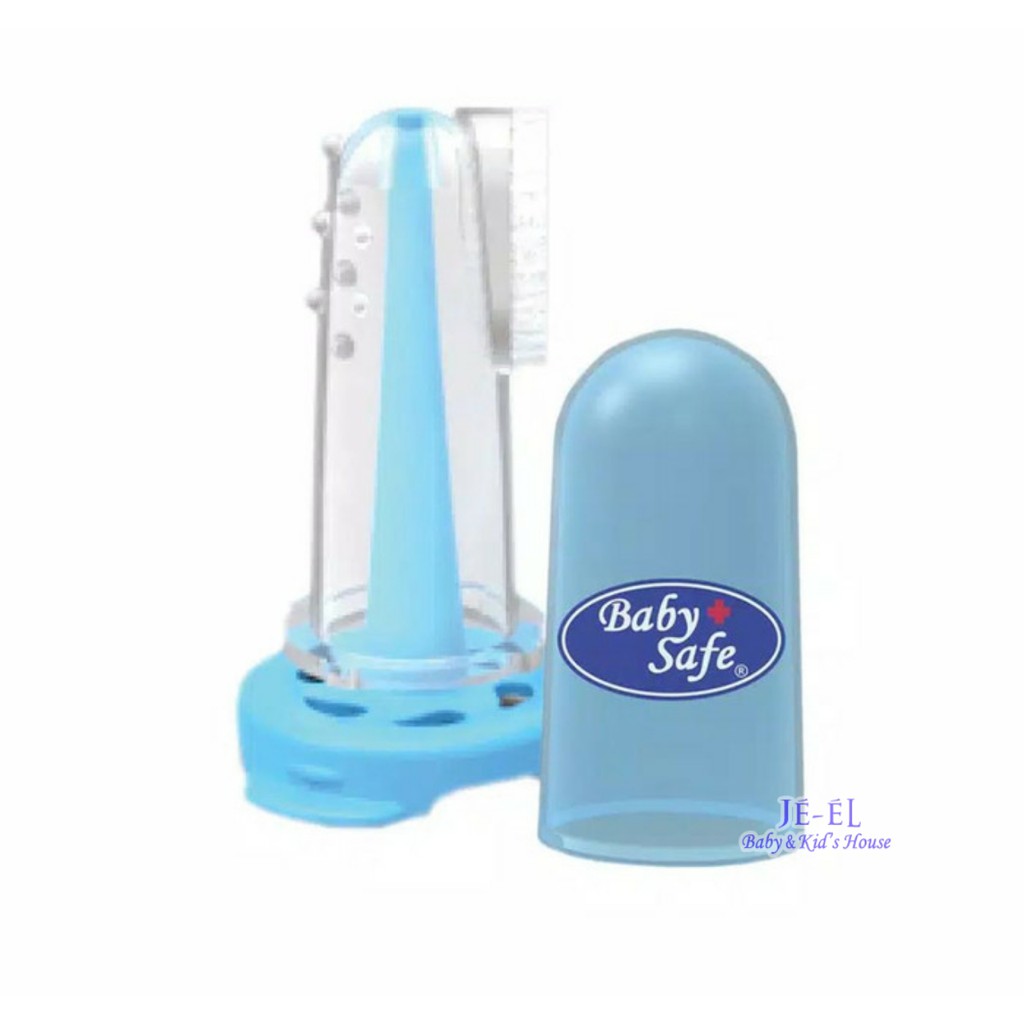 Baby Safe Finger Toothbrush and Gum Massager/Sikat Gigi Jari Silikon Baby Safe TB002