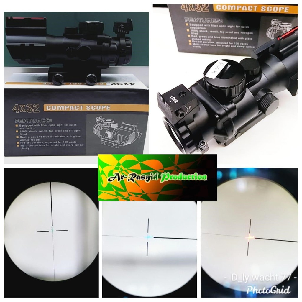 Hot Sale Teropong - Telescope - Teleskop Tac Vector Optics 4x32 Compact Scope