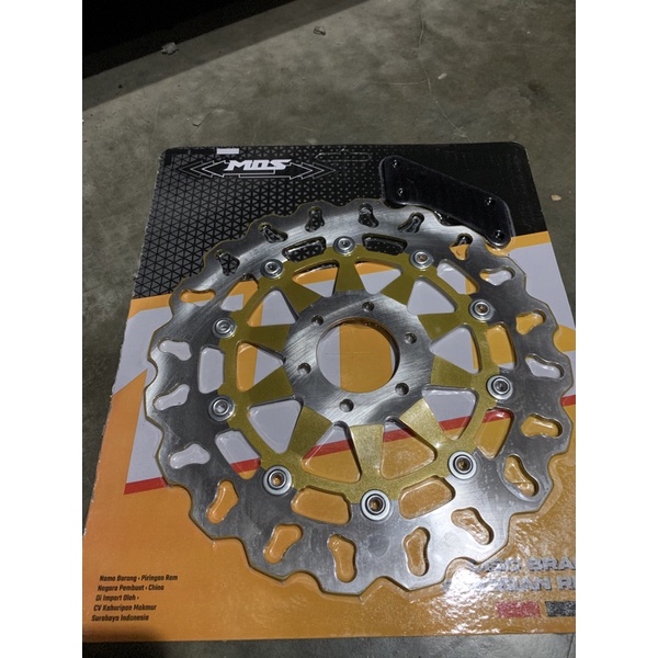 PIRINGAN CAKRAM DISC DISK CAKRAM CB GL MEGAPRO TIGER RX KING JUPITER KARISMA TIGER NEW SUPRA X BYSON 300MM IMPORT COPY DAYTONA-Tiger new