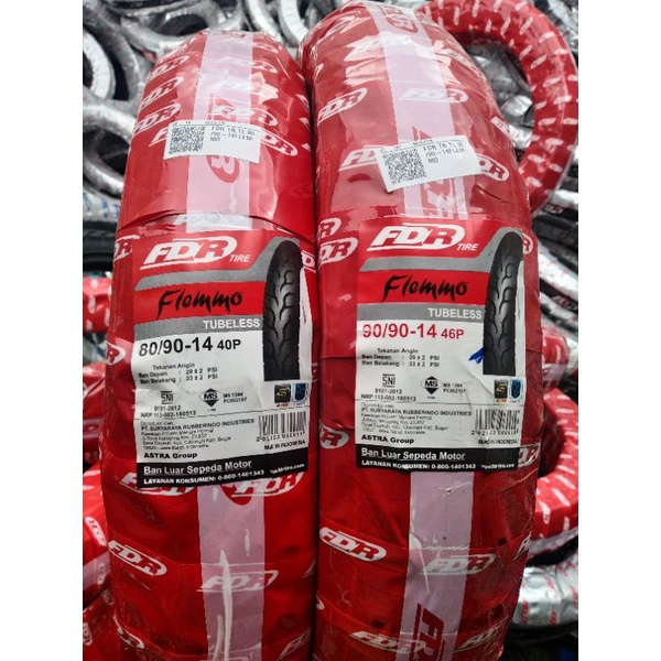 paket ban tubeles fdr  flemmo pro 80/90+ 90/90.14 free pentil