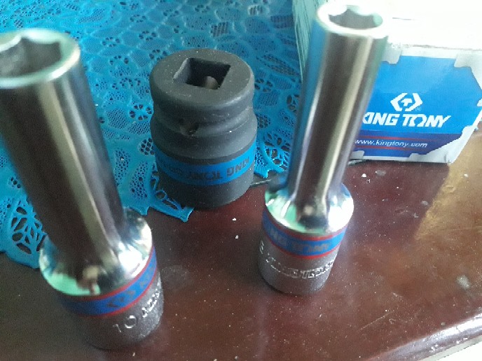 Kunci Socket 10mm -1/2dr.deep Socket 10mm 6pt 77 - King Tony 0423510mc Kunci Shock Kunci Soket