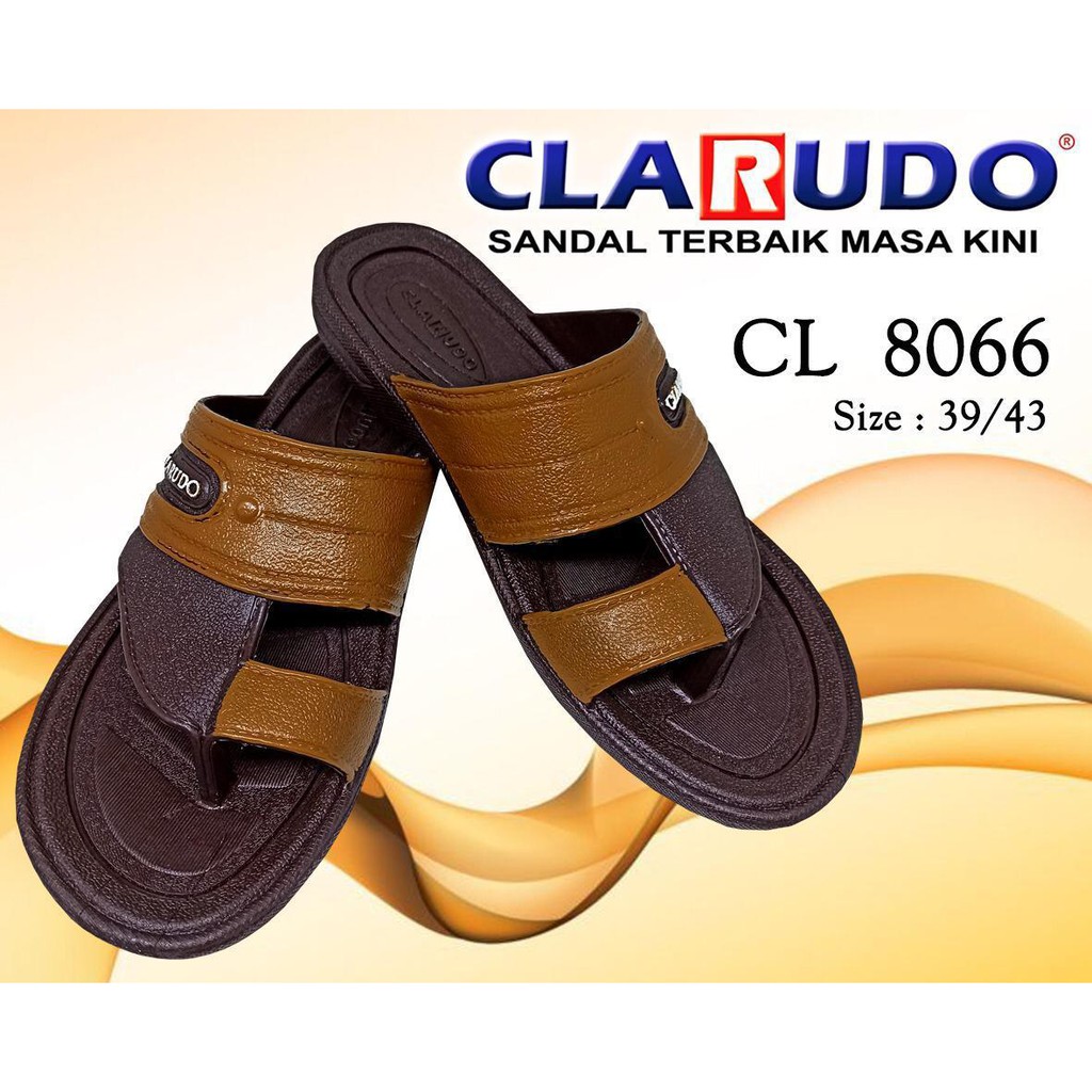 (COD) Sandal Jepit Kokop Karet Santai Pria Clarudo 8066