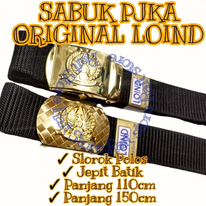 Sabuk PJKA / Perusahaan Jawatan Kereta Api Merk Loind