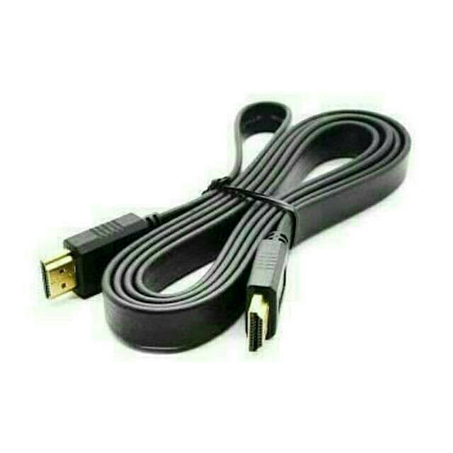 (COD) KABEL HDTV FLAT 1.5 METER UNTUK PS3 LAPTOP KE TV LED PROYEKTOR INFOCUS 1.5M