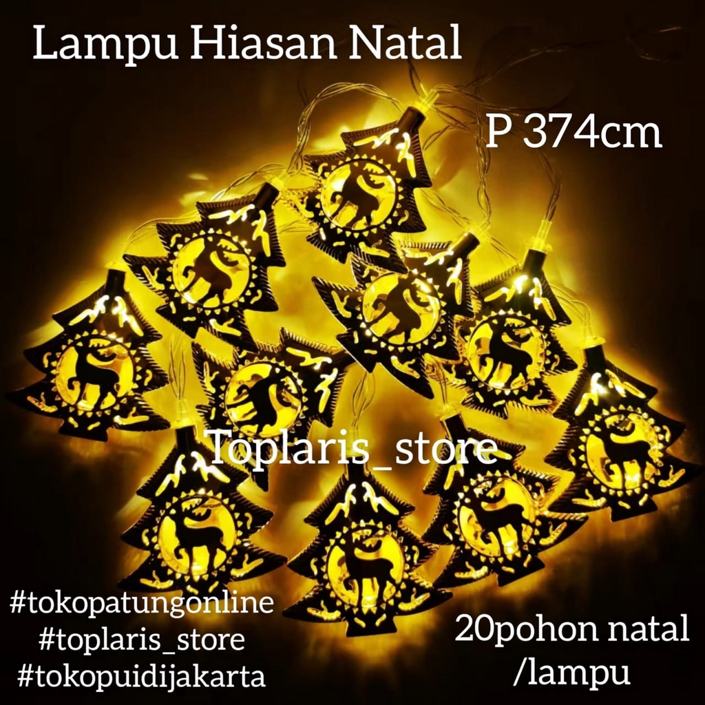 Lampu Natal LED Unik Lucu 022