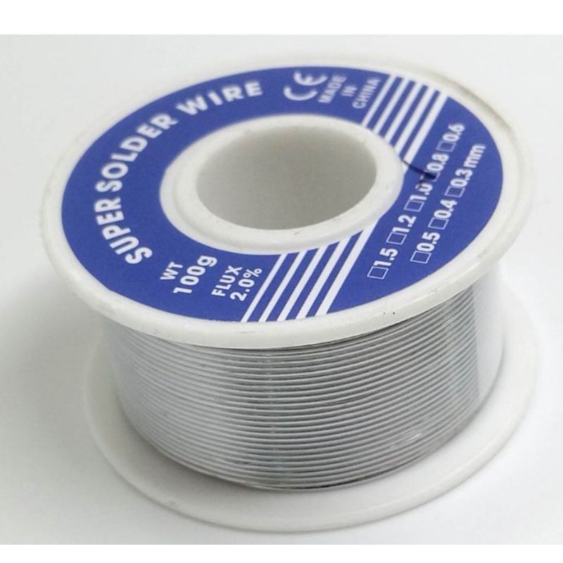 Kawat Timah Solder 63/37 0.8mm 100 gr
