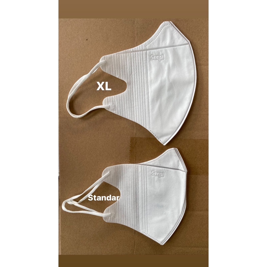 Masker Sensi Duckbill Double Filter 4 ply Color Series Isi 50 Pcs XL