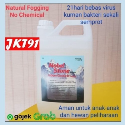 Dijual NOBEL STONE Fogging Disinfektan Anti Virus Kuman Bakteri Alami Natural Diskon