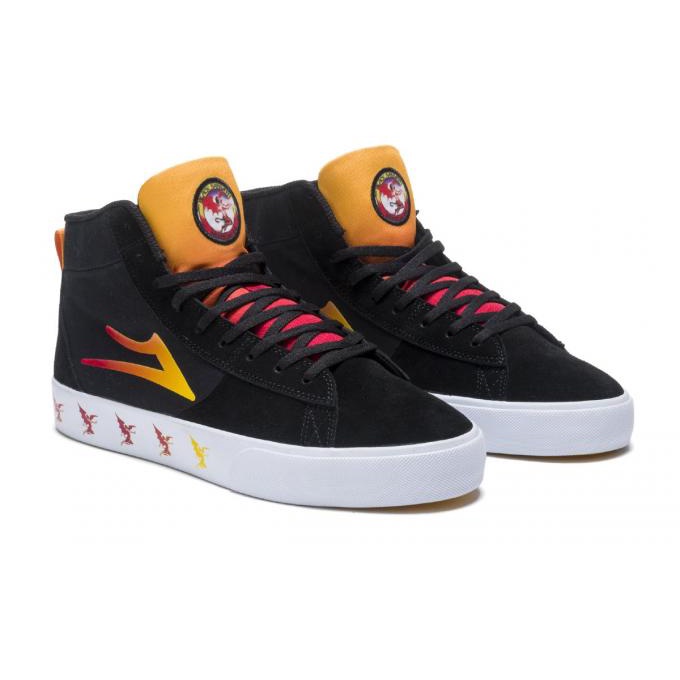 LAKAI NEWPORT HI BLACK SABBATH BLK/GRADIENT SUEDE
