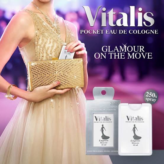 VITALIS POCKET EAU DE COLOGNE 18ml London, Moscow, Milan - Parfum Saku