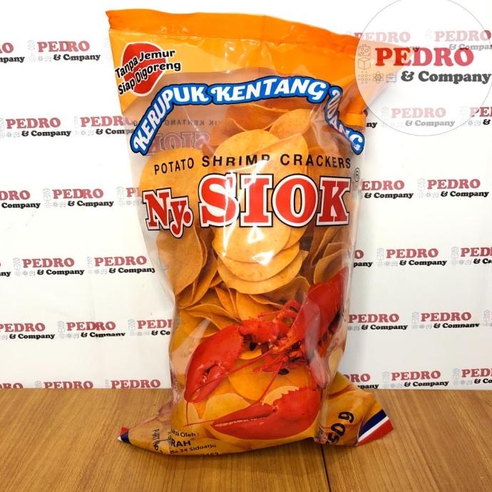 

Ny Siok Kerupuk Kentang Udang 450 Gram - Shrimp Potato Cracker