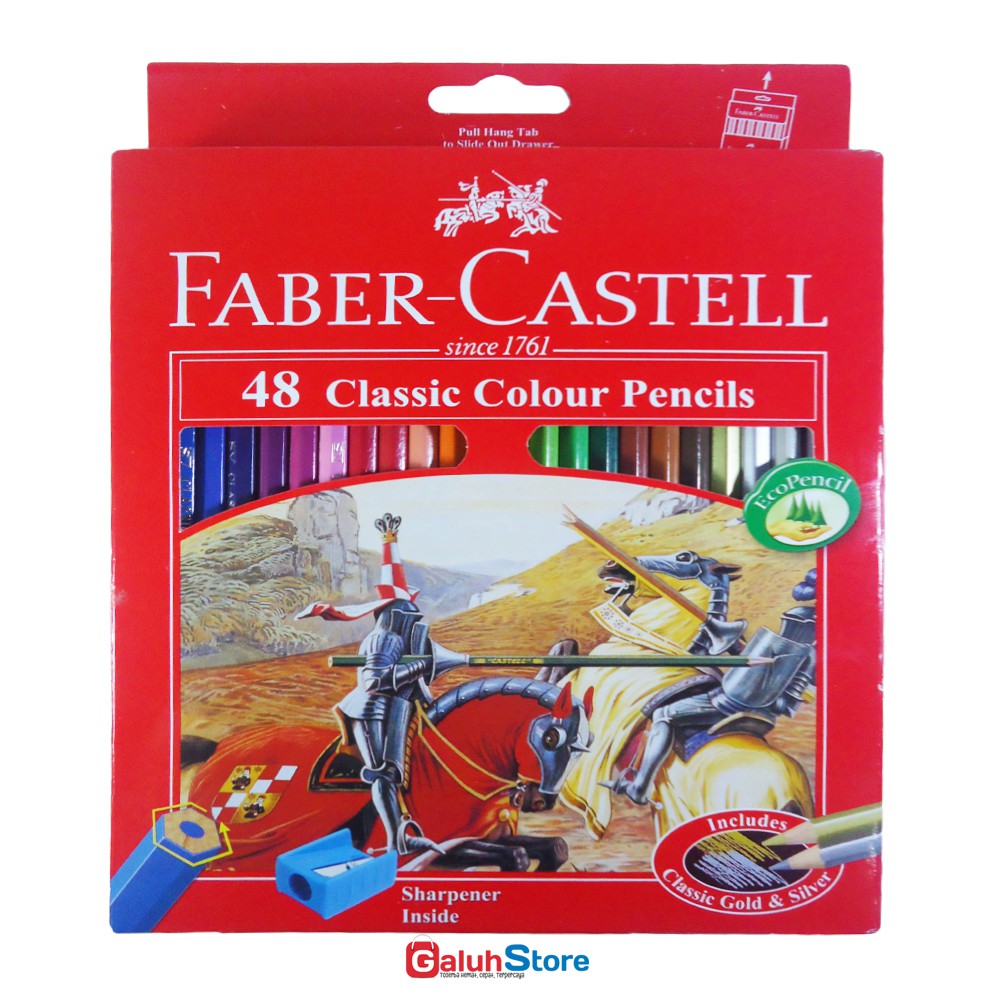 

Faber Castell Pensil Warna Classic 48 Warna