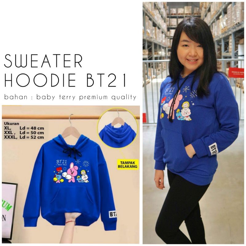 SWEATER BT21 / CHIBIKIDZ HOODIE BT21