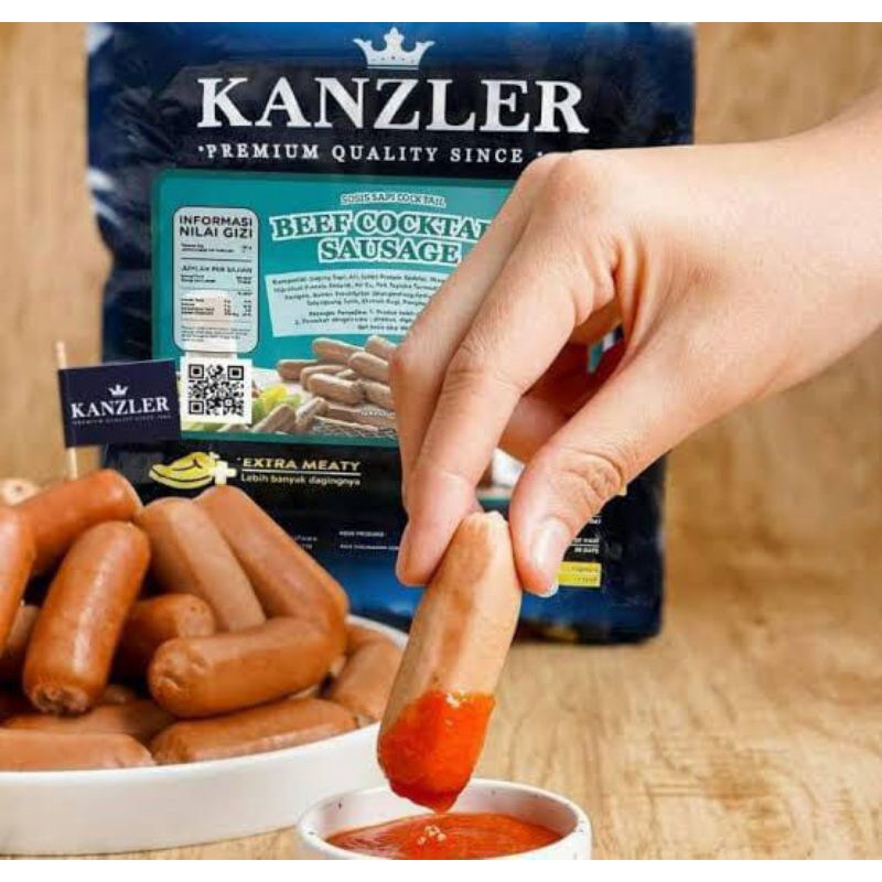 

sosis cocktail beef kanzler 250 gr